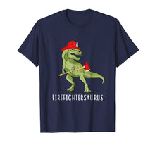 Load image into Gallery viewer, Firefightersaurus Firefighter-a-Saurus Firefighter T-Shirt