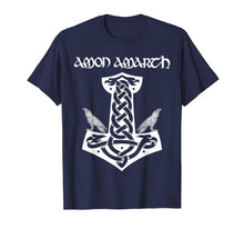 Load image into Gallery viewer, Amon Amarth: Mjolnir and Ravens Thors Hammer Vikings T Shirt