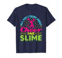 Load image into Gallery viewer, Cheer And Slime TShirt - Cheerleading Quote