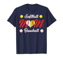 Load image into Gallery viewer, Baseball Heart T Shirt, Gift for Softball Mom or Dad, Team