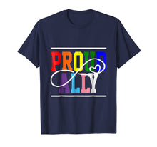 Load image into Gallery viewer, Proud ally T-shirt LGBTQ Tee