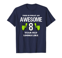 Load image into Gallery viewer, Awesome 8 Year Old Shirt - 8th Birthday T-Shirt