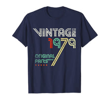 Load image into Gallery viewer, Retro Classic 40th Birthday Gift Born in 1979 Graphic Tee