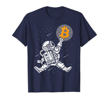 Load image into Gallery viewer, Bitcoin To The Moon Shirt Astronaut Bitcoin HODL BTC Crypto