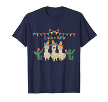 Load image into Gallery viewer, Llama Cinco De Mayo May 5th Party T-Shirt