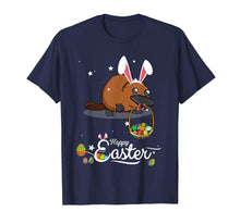 Load image into Gallery viewer, Cute Easter Platypus with Bunny Ears and Eggs T Shirt