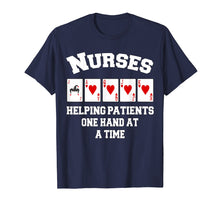 Load image into Gallery viewer, Nurses Helping Patients One Hand At A Time Tshirt - Flush
