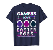 Load image into Gallery viewer, PIXEL GAMERS LOVE EASTER EGGS EGG HUNTING VIDEO GAME T-SHIRT