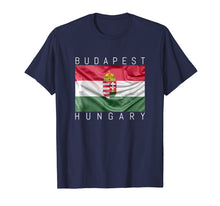 Load image into Gallery viewer, Budapest T-Shirt Flag of Hungary with Coat of Arms Souvenir