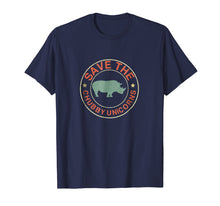 Load image into Gallery viewer, Save The Chubby Unicorns T-Shirt - Rhinoceros Gift