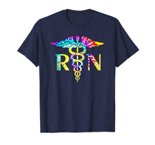 Load image into Gallery viewer, Lovely RN Registered Nurse Tie Dye T-Shirt