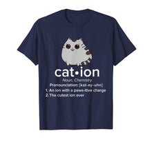 Load image into Gallery viewer, Science Cat T-Shirt - Cation Science Saying