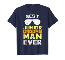 Load image into Gallery viewer, Kids Best Junior Groomsman Wedding Party Sunglasses T-shirt