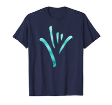 Load image into Gallery viewer, American Sign Language I love you T shirt - turquoise