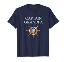 Load image into Gallery viewer, Captain Grandpa! Funny Boating & Sailing T-Shirts