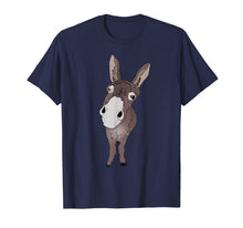 Load image into Gallery viewer, Funny looking Donkey Tshirt Gift idea for Donkeys & Horses