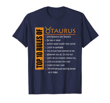 Load image into Gallery viewer, Birthday Gifts - Top 10 Rules Of Taurus Zodiac T-Shirt