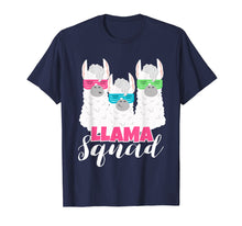 Load image into Gallery viewer, Cute Llama Squad Shirt Retro 80s Style Tshirt Gift