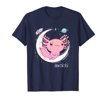 Load image into Gallery viewer, Space Axolotl Kawaii Pastel Goth Cute Anime Comic Tshirt Tee