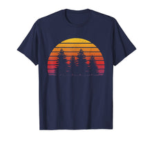 Load image into Gallery viewer, Retro Sun Minimalist Pine Tree Design T-Shirt