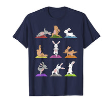 Load image into Gallery viewer, Bunny Yoga T-Shirt Funny Rabbits In Yoga Poses Sports Tee