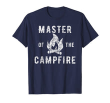 Load image into Gallery viewer, Master of the campfire - Camping Lover Slogan T-Shirt