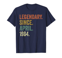 Load image into Gallery viewer, Vintage April 1964 Tshirt, 55th Birthday Men Women T-Shirt