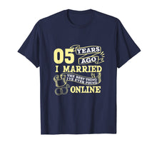 Load image into Gallery viewer, Anniversary Gift T-Shirt For 5 Years Marriage Couple Tee