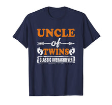 Load image into Gallery viewer, Mens Proud Uncle Of Twins T-Shirt Gift Father's Day