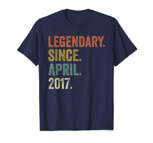 Load image into Gallery viewer, Vintage April 2017 Tshirt, 2th Birthday Boys Girls T-Shirt