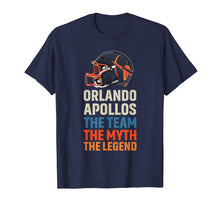 Load image into Gallery viewer, Orlando Football Apollos the team the myth the legend shirt