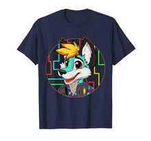 Load image into Gallery viewer, Djing Dj Fox Furry tshirt Furries Tail Ears Cosplay Shirt