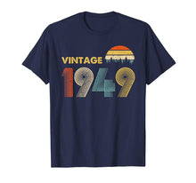 Load image into Gallery viewer, Vintage 1949 T-Shirt - Birthday Gift Happy 70th years old