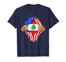 Load image into Gallery viewer, Lebanese Blood Inside Me T-Shirt | Lebanon Flag Gift
