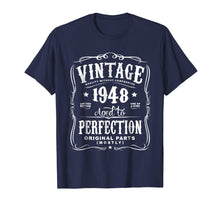 Load image into Gallery viewer, Vintage Made In 1948 T-Shirt 70th Birthday Gift