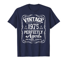 Load image into Gallery viewer, Vintage Made In 1975 T-Shirt 44th Birthday Gift