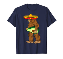 Load image into Gallery viewer, Bigfoot Carrying avocado shirts Cinco de Mayo Sasquatch men