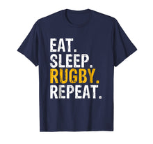 Load image into Gallery viewer, Eat Sleep Rugby Repeat Gift T-Shirt