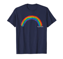 Load image into Gallery viewer, HUMAN Rainbow LGBT Pride Tshirt for Gay Boys Lesbian Bi Tran