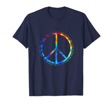 Load image into Gallery viewer, Peace Sign Tie Dye Shirt Hippie Costume for Men & Women