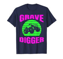 Load image into Gallery viewer, Monster Truck American Flag Racing USA Vintage T-Shirt