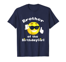 Load image into Gallery viewer, Brother Of The Birthday Girl TShirt Emoji Shirt B-Day