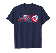 Load image into Gallery viewer, USA Flag Volleyball Men's and Women's Volleyball Shirt