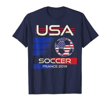 Load image into Gallery viewer, Soccer 2019 USA Womens Tshirt | France tournament shirt