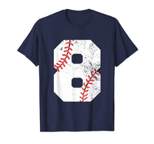 Load image into Gallery viewer, Kids 8th Birthday Baseball 8 Years Old shirt