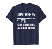 Load image into Gallery viewer, 2nd Amendment Pro Gun Shirts AR-15 Identifies As Bolt Action