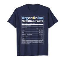 Load image into Gallery viewer, Argentina Shirt - Funny Argentinian Nutrition Facts Tshirt