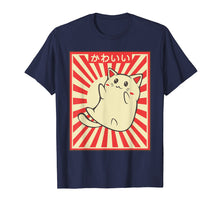 Load image into Gallery viewer, Vintage Japanese Cat Kawaii Cat Lover Meowing Tshirt