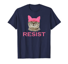 Load image into Gallery viewer, Resist Persist Protest Cat Hat T-Shirt