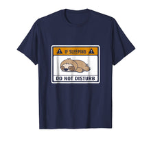 Load image into Gallery viewer, Funny Pajama Shirt Do Not Disturb - Sloth Pajamas PJ Shirts